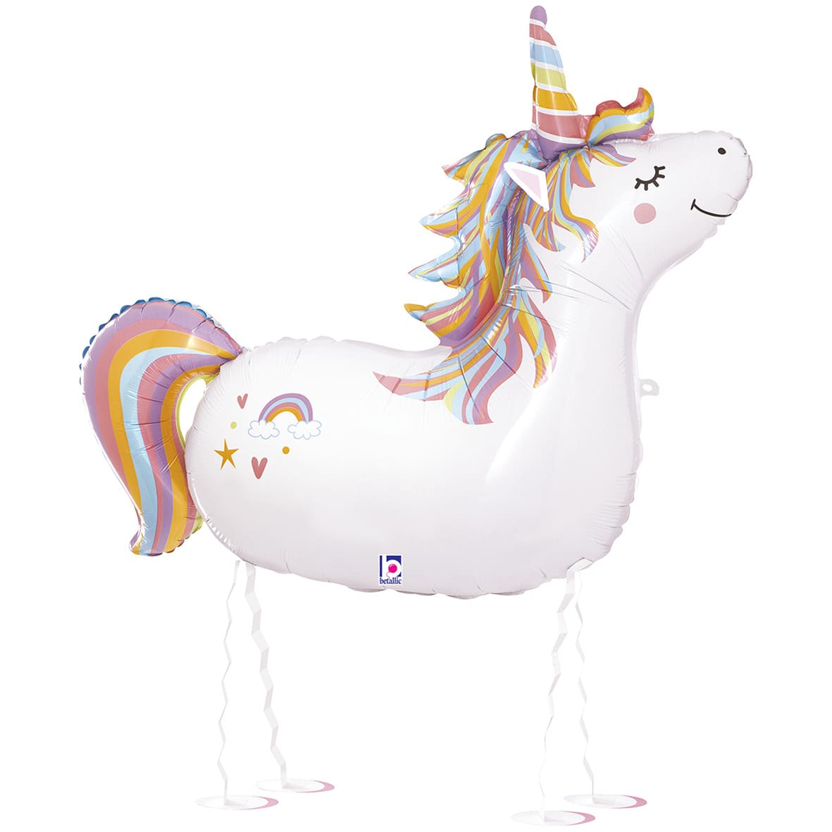 Ballon XXL - Airwalker Einhorn - 81x91 cm