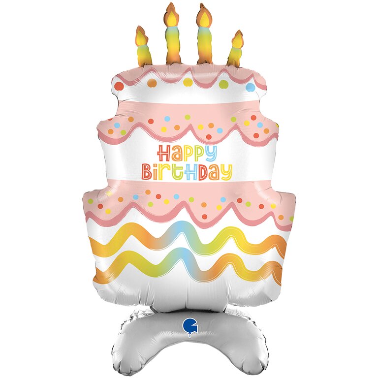 Ballon_Cupcake_Happy_Birthday_Groesse_34x73x23cm_Geburtstag_Dekoration_Cupcake_stehend_Geburtstag_ohne_Helium