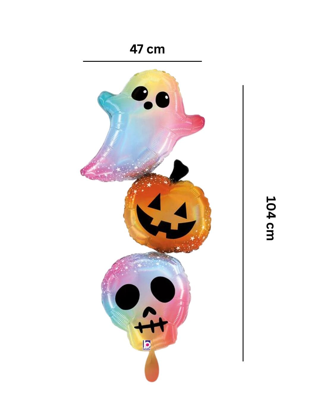 Ballon_Geist_Kuerbis_Totenkopf_Halloween_47x101cm_Folienballon_Trio_Halloween_Party