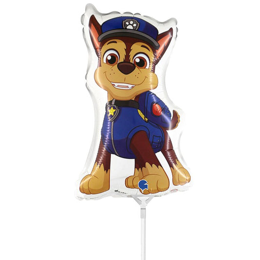 Ballon_Mini_PawPatrol_polizeihund_Chase_Groesse_20x28cm_Mini_Lizenz_Folienballon_Paw_Patrol