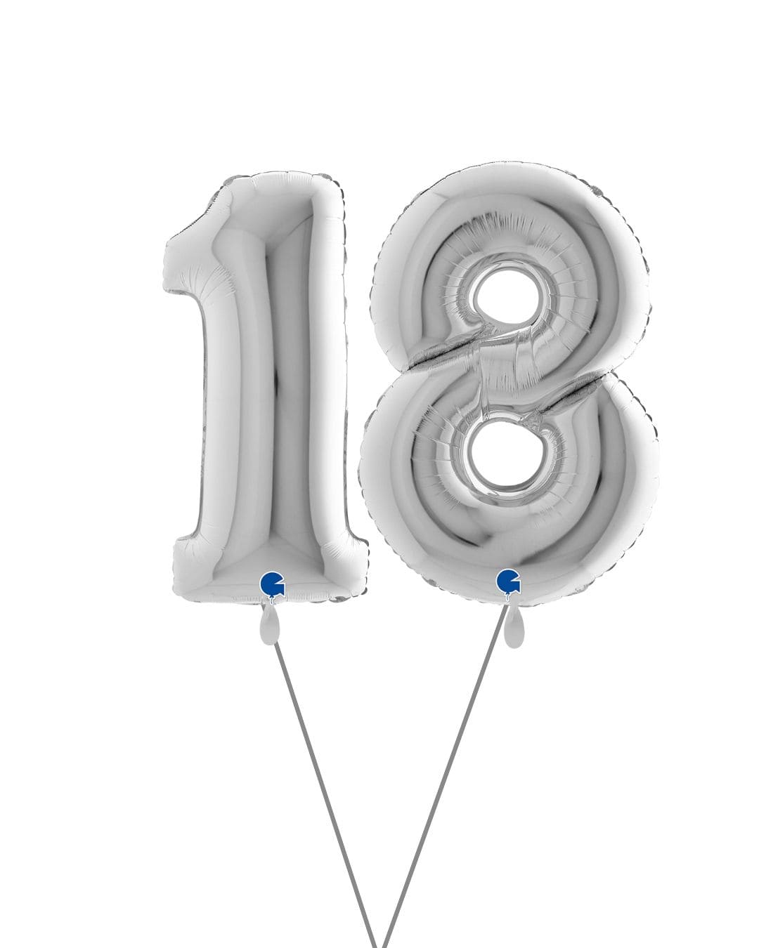 Ballon Set - 18 - Silber- 2 Ballons