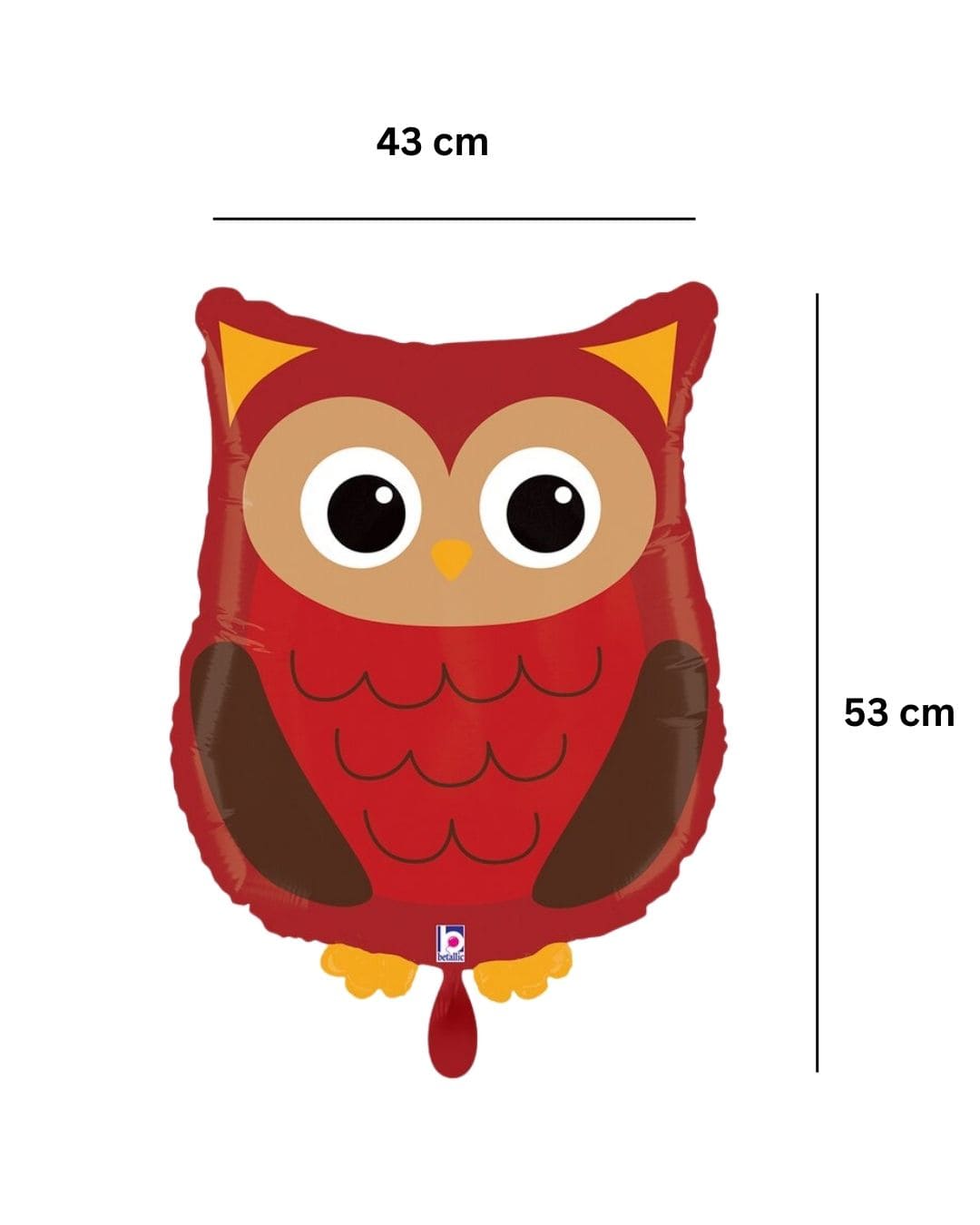 Ballon_Tiermotiv_Eule_Groesse_43x53cm_Folienballon_Eule