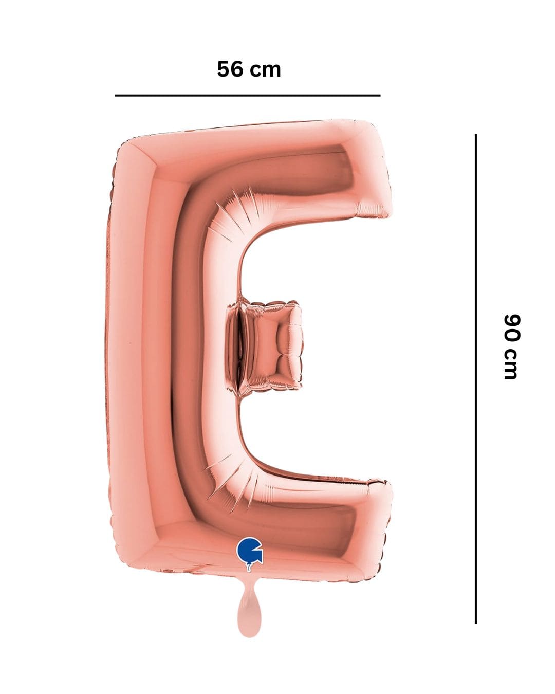 Ballon_XXL_Buchstab_E_rosegold_Groesse_ca.56x90cm_XXL_Folienballon