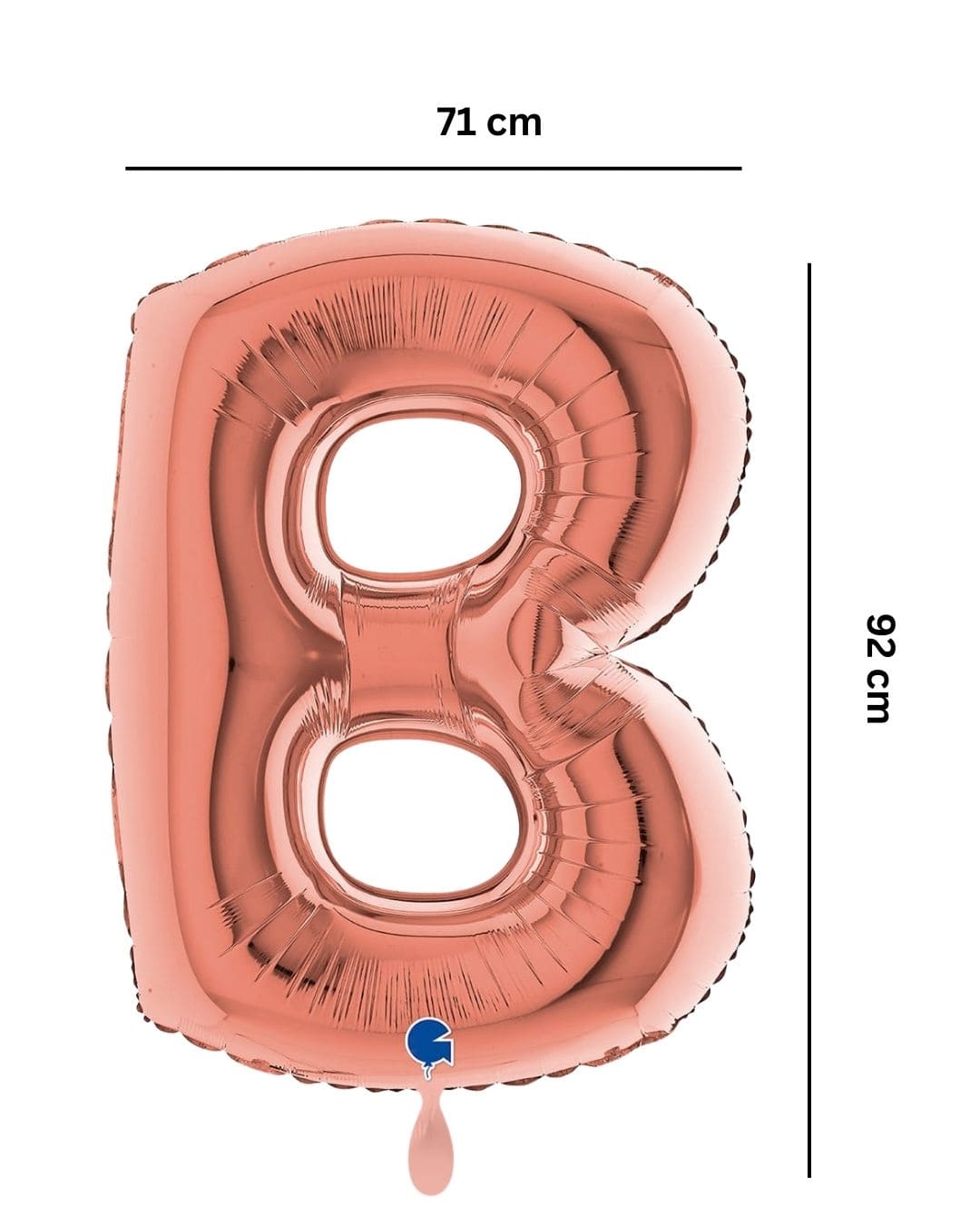 Ballon_XXL_Buchstab_ B_rosegold_Groesse_ca.71x92cm_XXL_Folienballon