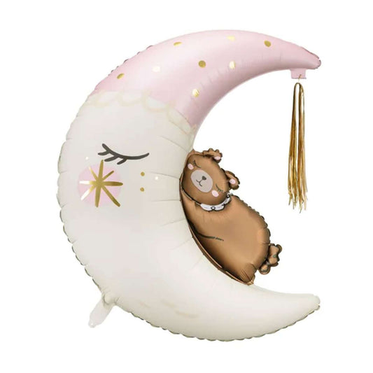 Ballon_XXL_Mond_mit-schlafenden_teddybaer_Groesse_ca_O98cm_XXL_Folienballon_Mond_Teddybaer_Baby_Party