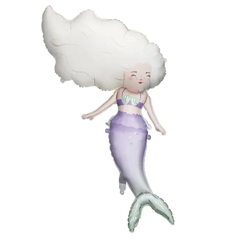 Ballon_XXL_Motiv_Meerjungfrau_Größe_72cm_XXL_Folienballon_Mermaid_Partydeco