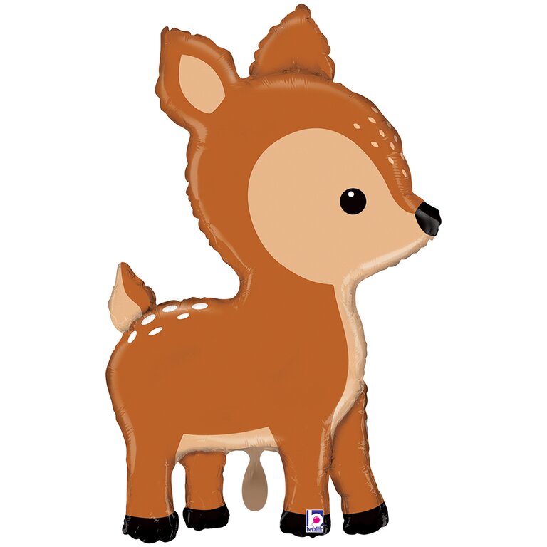 Ballon_XXL_Tiermotiv_Bambi_Groesse_50x75cm_Folienballon_Reh