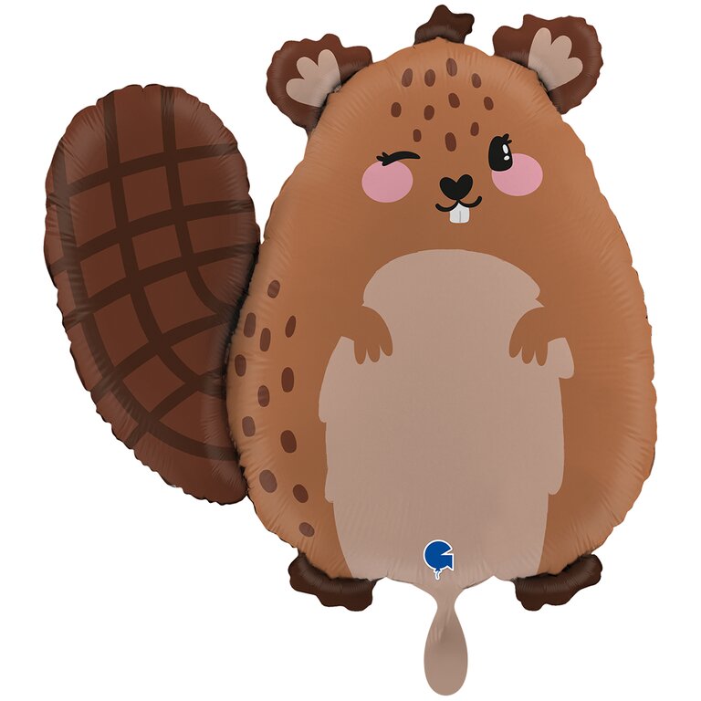 Ballon_XXL_Tiermotiv_Biber_Groesse_51x53cm_Folienballon_Biber