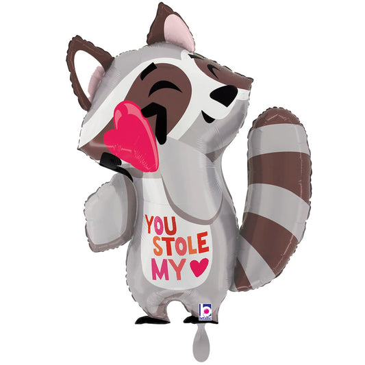 Ballon_XXL_Waschbaer_you_stole_my_heart_Groesse_62x82cm_Liebe_Valentinstag_Dekoration