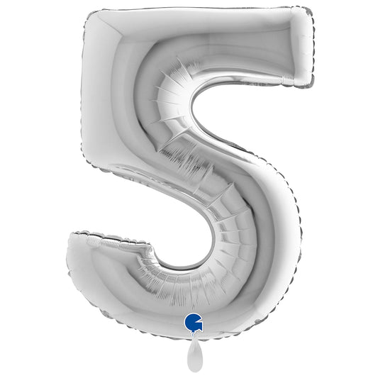 Ballon_XXL_Zahl_5_silber_Groesse_ca.71x90cm_Folienballon