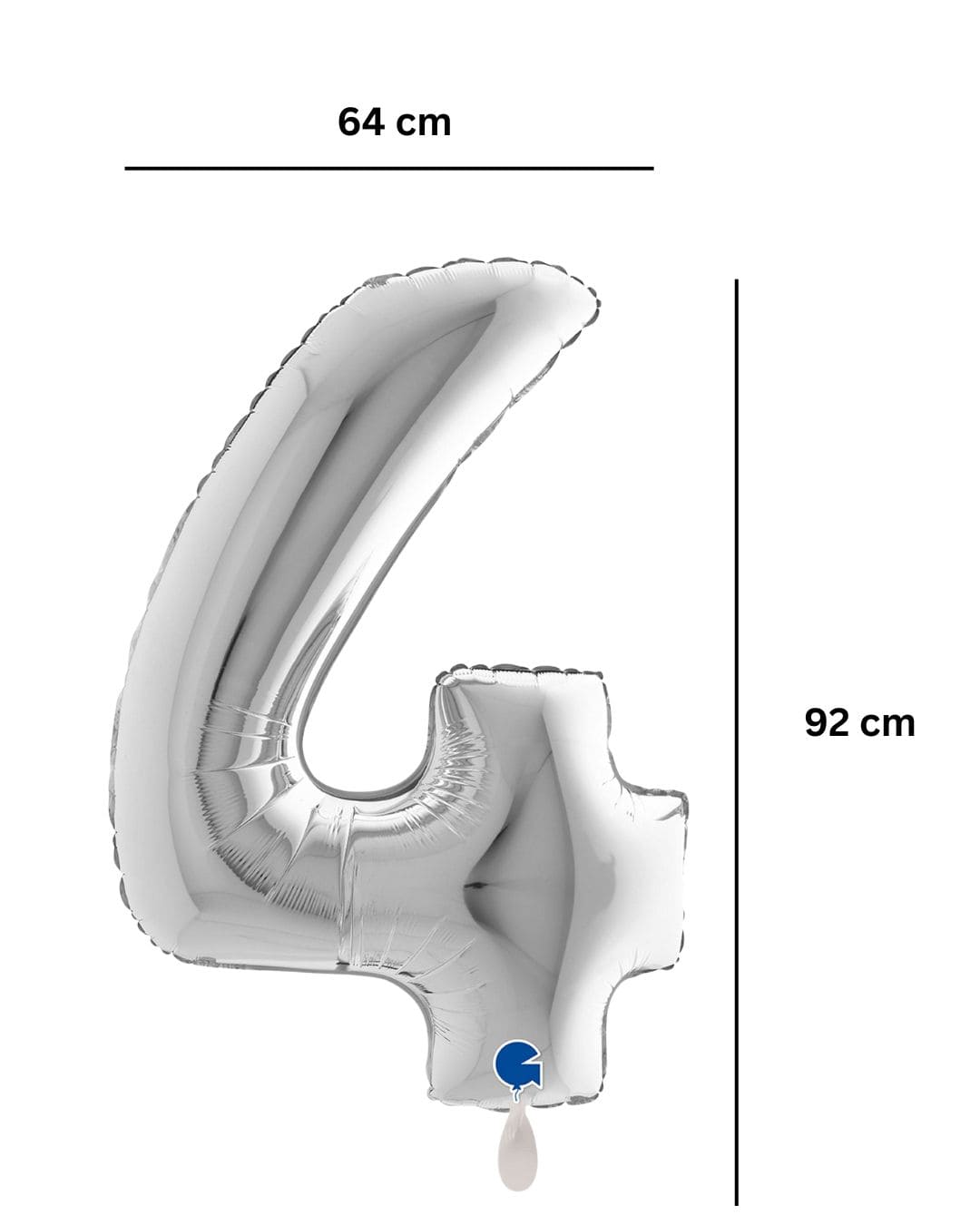 Ballon_Zahl_4_silber_Groesse_ca.64x92cm_Folienballon