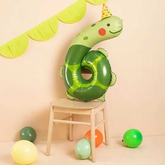 Ballon_Zahl_6_Tiermotiv_Schildkroete_Groesse_96cm_XXL_Folienballon