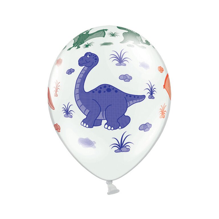 Ballon_Ø 30cm_Dinomotiv_T-Rex_Triceratops_Flugsaurier_Brontosaurus_Dino_Kindergeburtstag_Luftballon.4