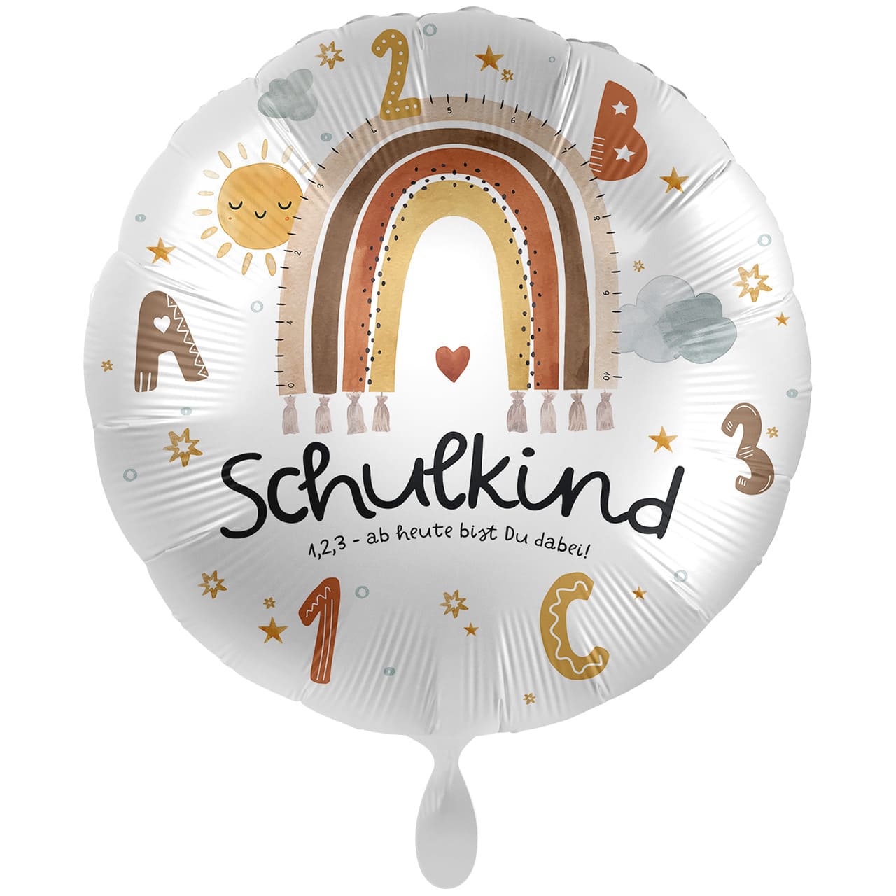 Ballon_rund_Schulkind_Boho_Regenbogen_Groesse_71cm_Folienballon