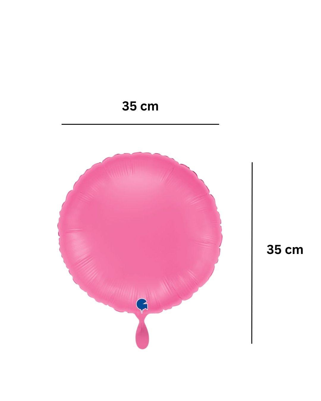 Ballon_rund_bubblegum_pink_35x35cm_Folienballon