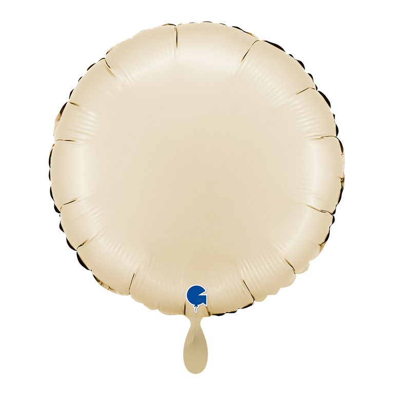 Ballon_rund_creme_35x35cm_round_cream_Folienballon