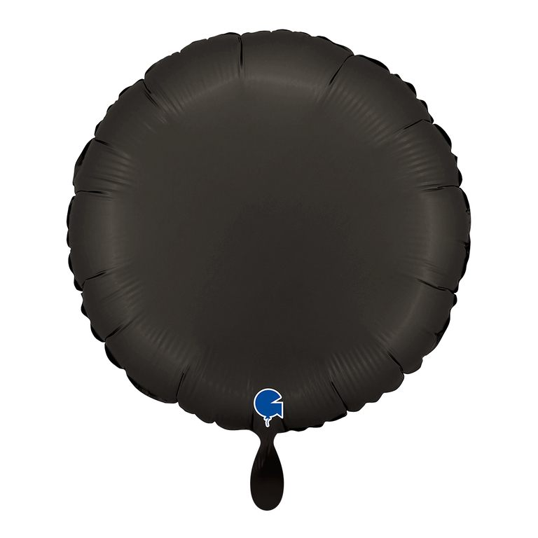 Ballon_rund_matt_schwarz_35x35cm_round_black_Folienballon