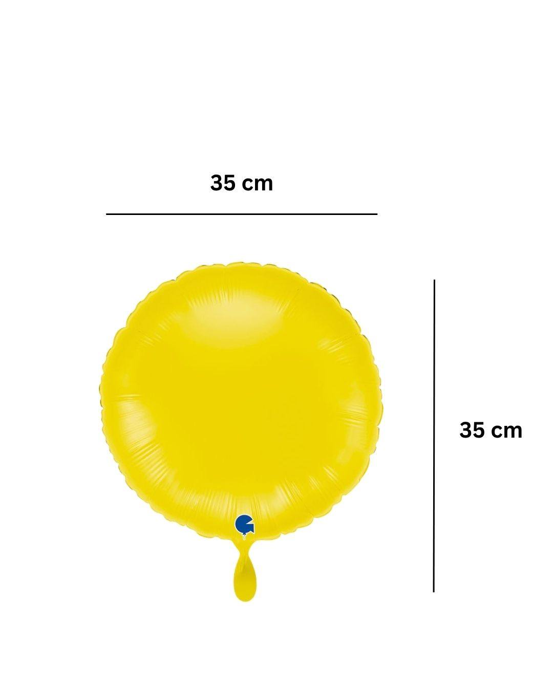 Ballon_rund_pastell_gelb_35x35cm_yellow_Folienballon