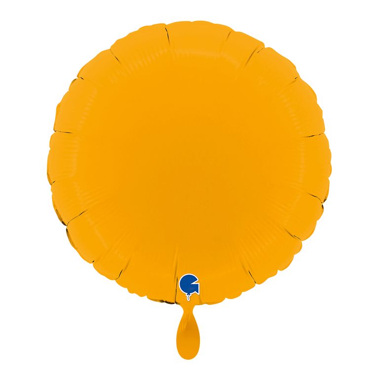 Ballon_rund_senf_35x35cm_round_Folienballon_matt_mustard