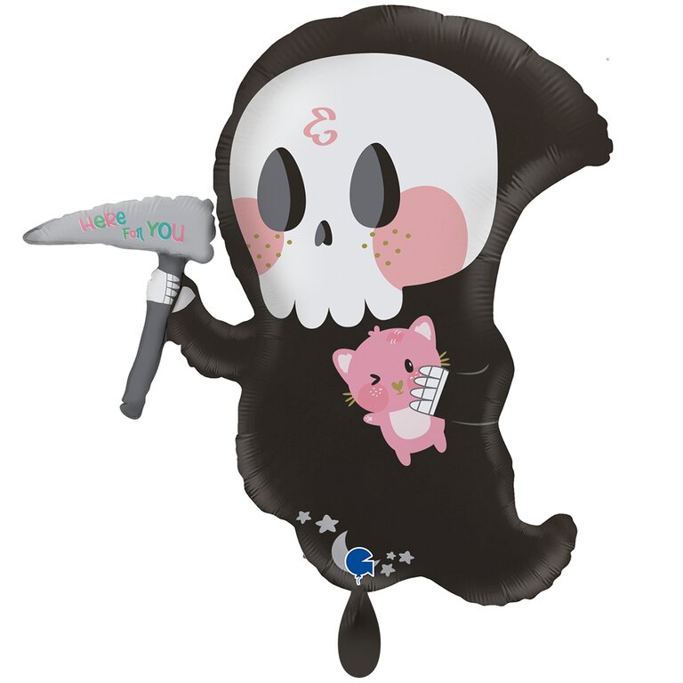 Ballon_suesse_Sensenfrau_62x63cm_Folienballon_Suesse_Sensenfrau_Halloween_Party