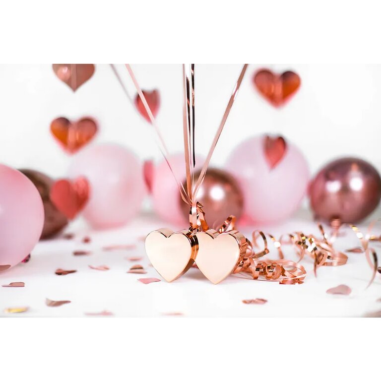 Ballongewicht_Herzform_Rosegold-Partydeco