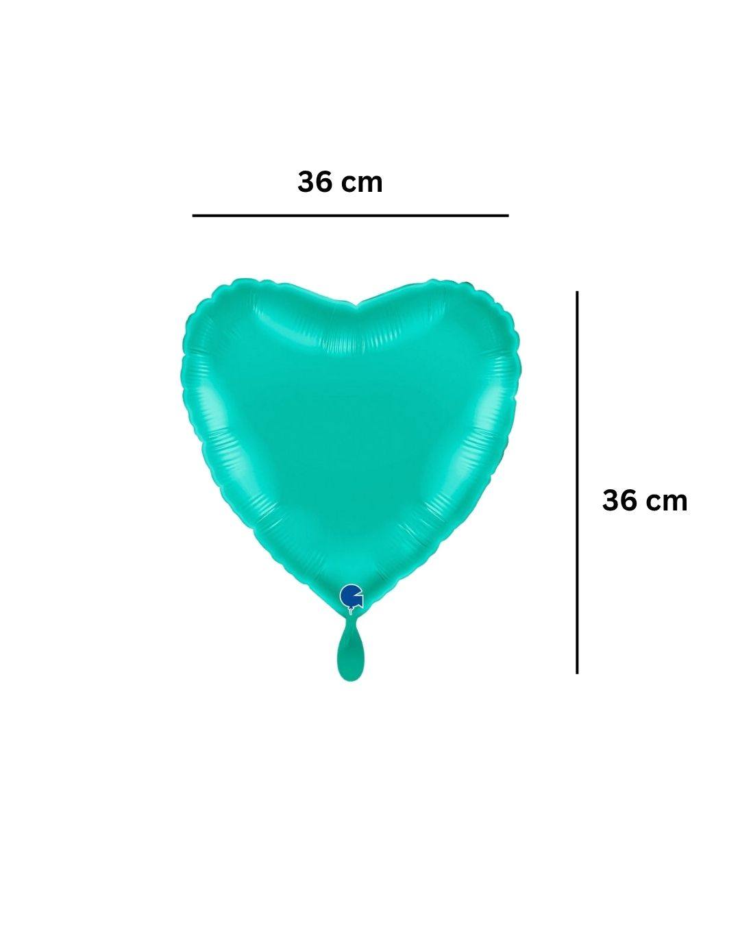 Herzballon_Tiffany_36x36cm_Heart_Folienballon