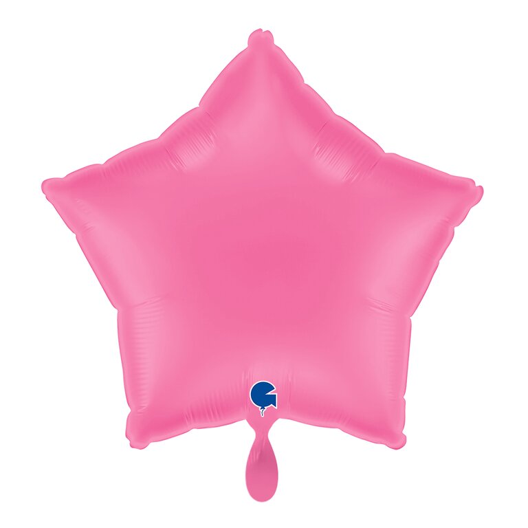 Sternballon_bubblegum_pink_42x40cm_Star_Folienballon