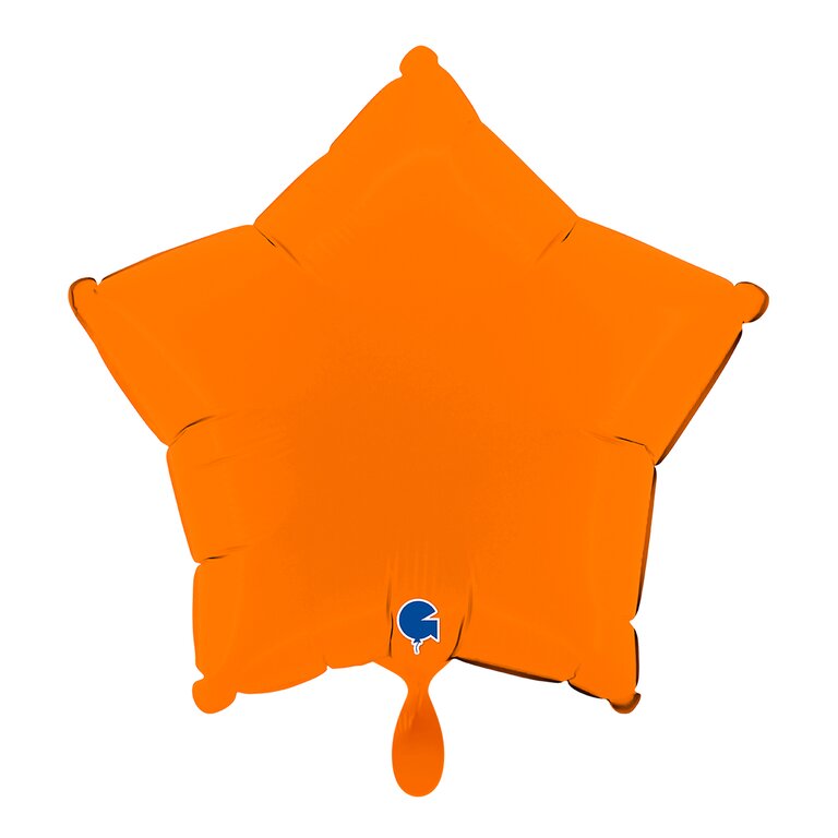 Sternballon_matt_orange_42x40cm_Star_Folienballon