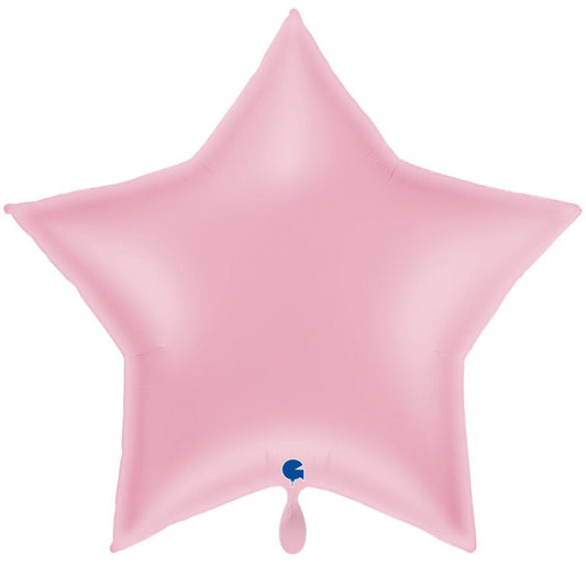 XXL Sternballon - Pastell Rosa- ca. 86x81cm