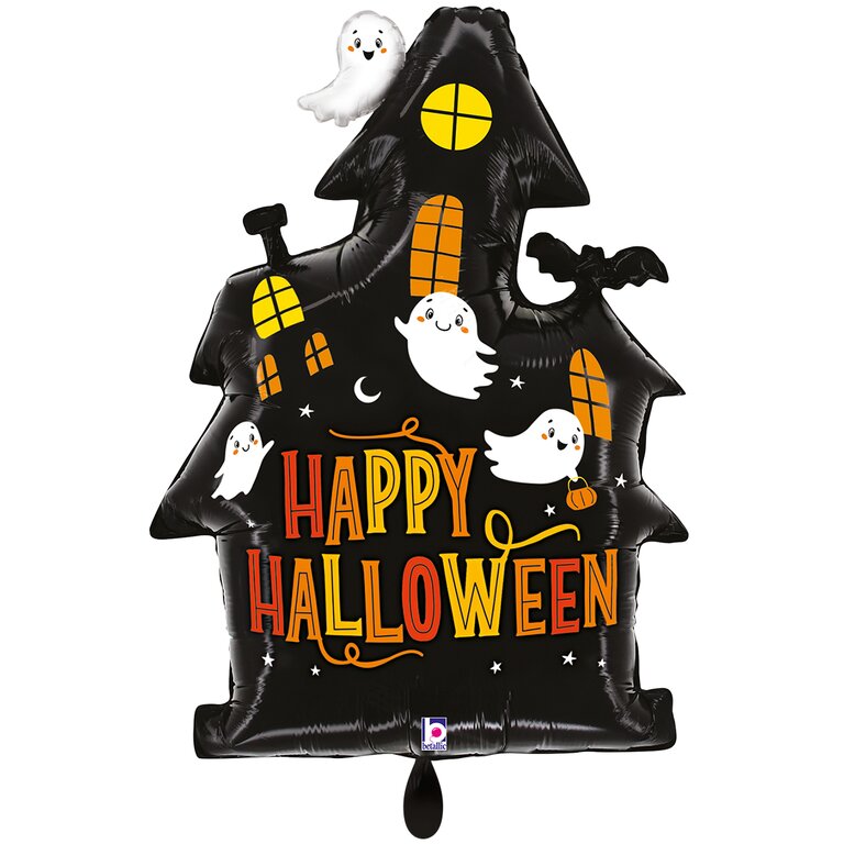 XXL_Ballon_Geisterhaus_Happy_Halloween_53x80cm_Folienballon_Halloween_Party_