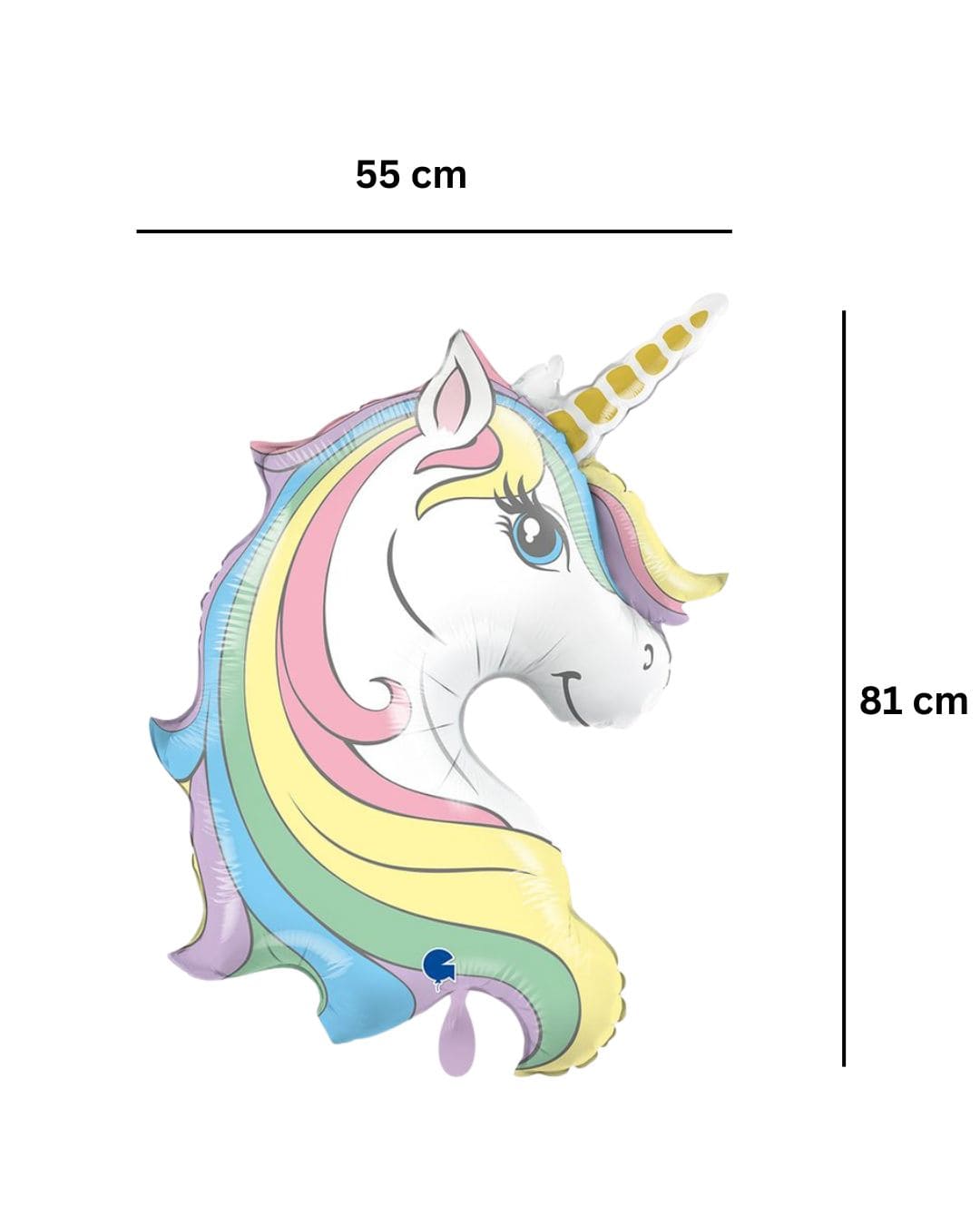 XXL_Ballon_Kopf_Einhorn_Groesse_55x81cm_Dekoration_Unicorn_Kindergeburtstag