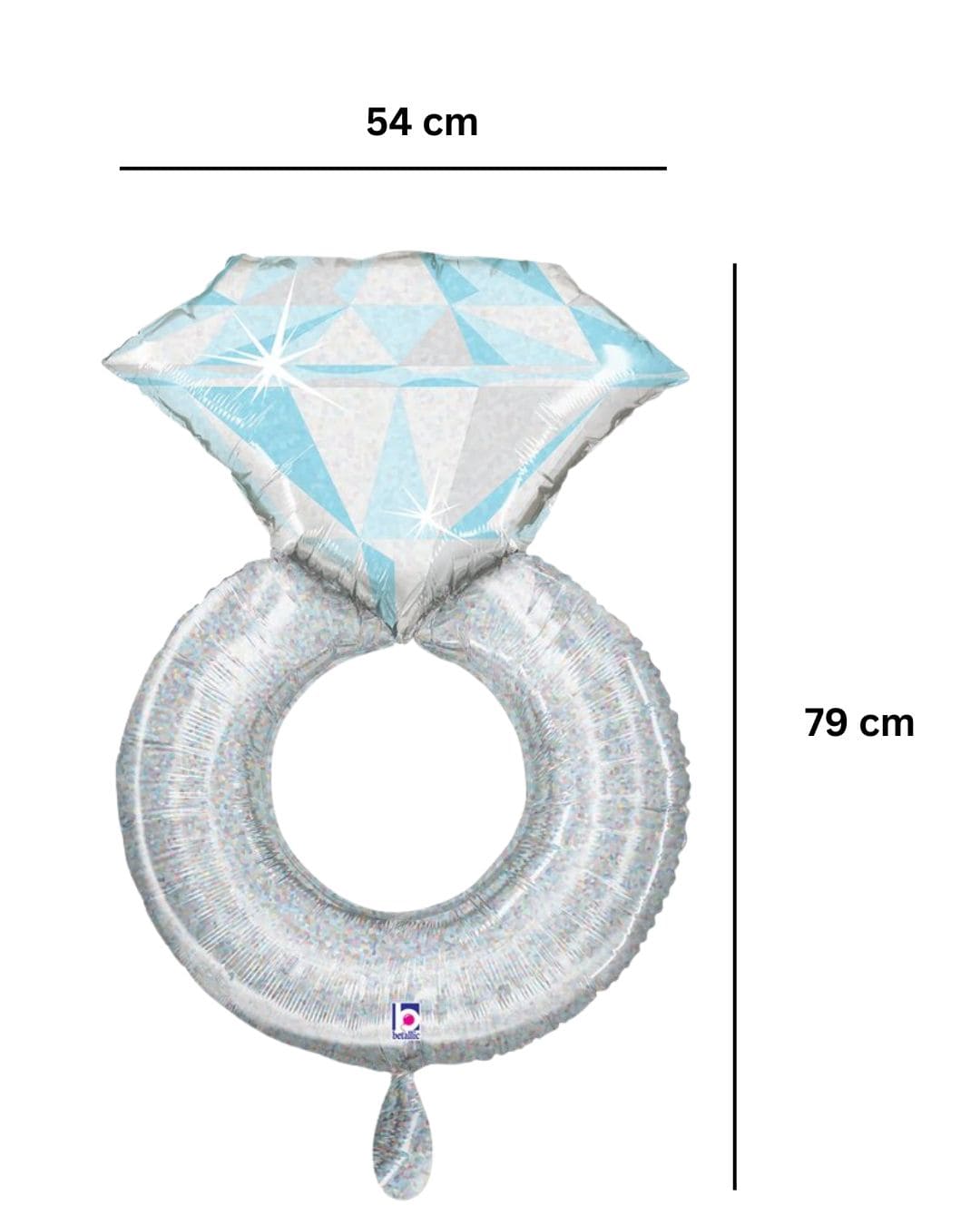 XXL_Ballon_Ring_Diamant_Hochzeit_Groesse_54x79cm_Dekoration_JGA