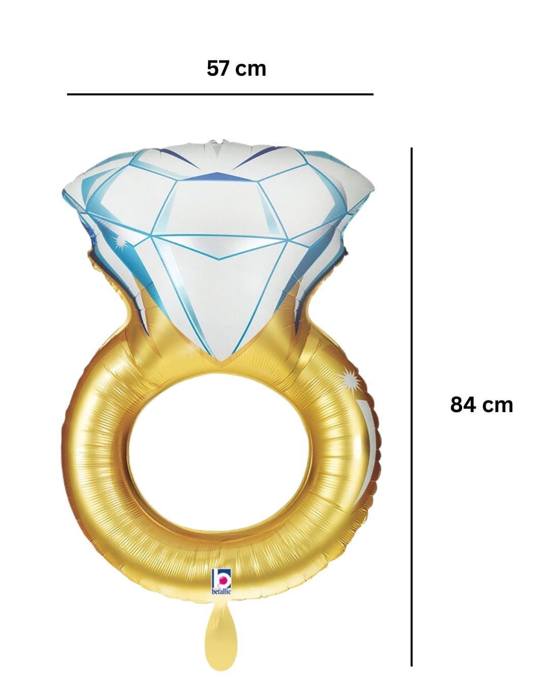 XXL_Ballon_Ring_Hochzeit_Diamant_Groesse_57x84cm_Dekoration_JGA