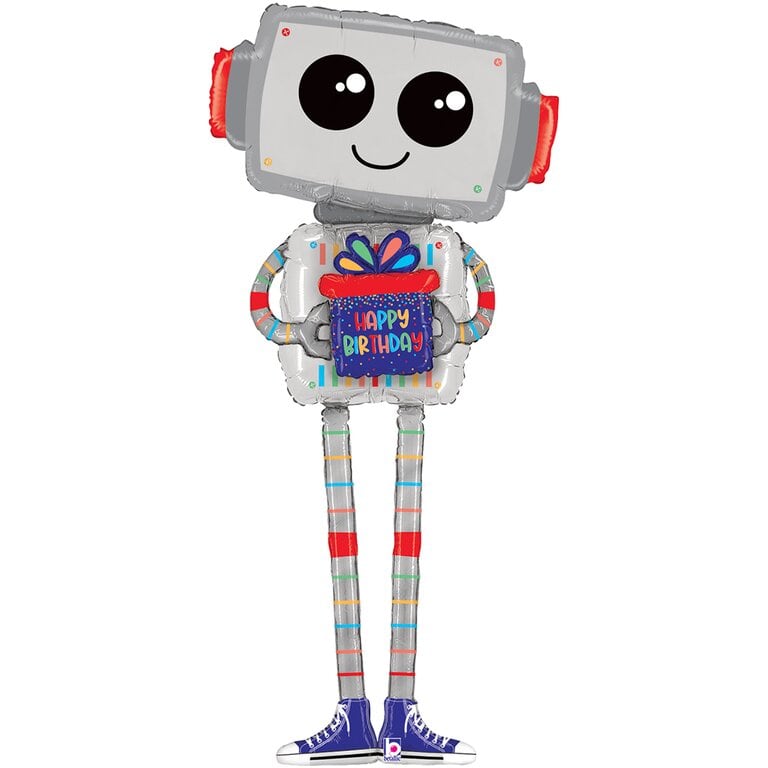 XXL_Ballon_Roboter_Happy_Birthday_Groesse_66x157x37cm_Dekoration_Kindergeburtstag
