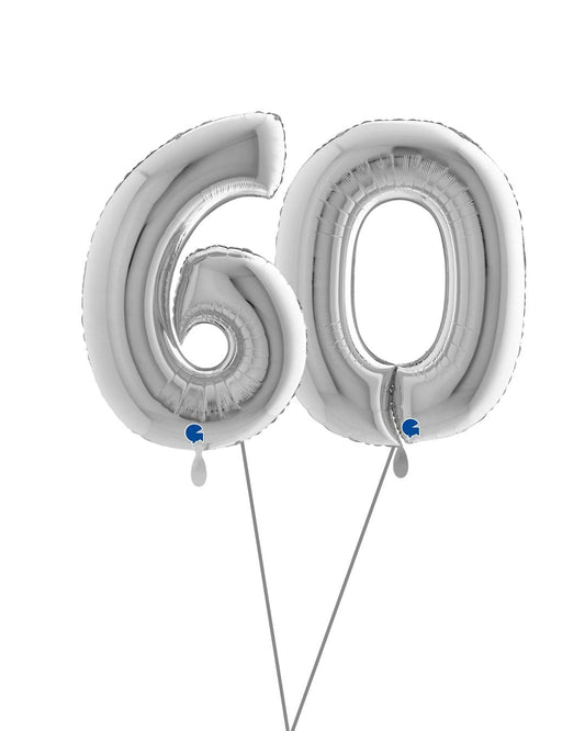 Zahlenballon_Geburtstag_Set_Zahl_60_Silber