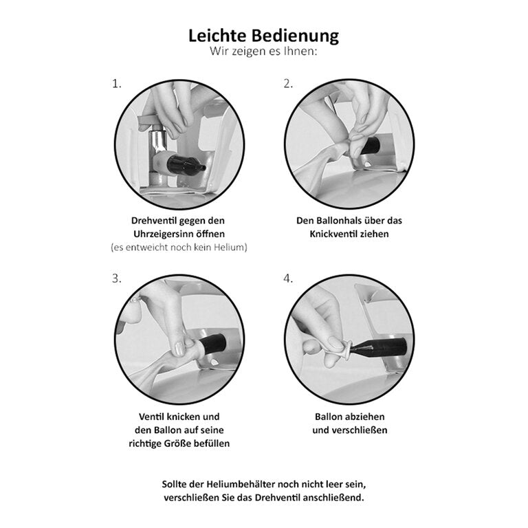 helium aufbewahren Heliumbehälter 50 - Helium für Luftballons