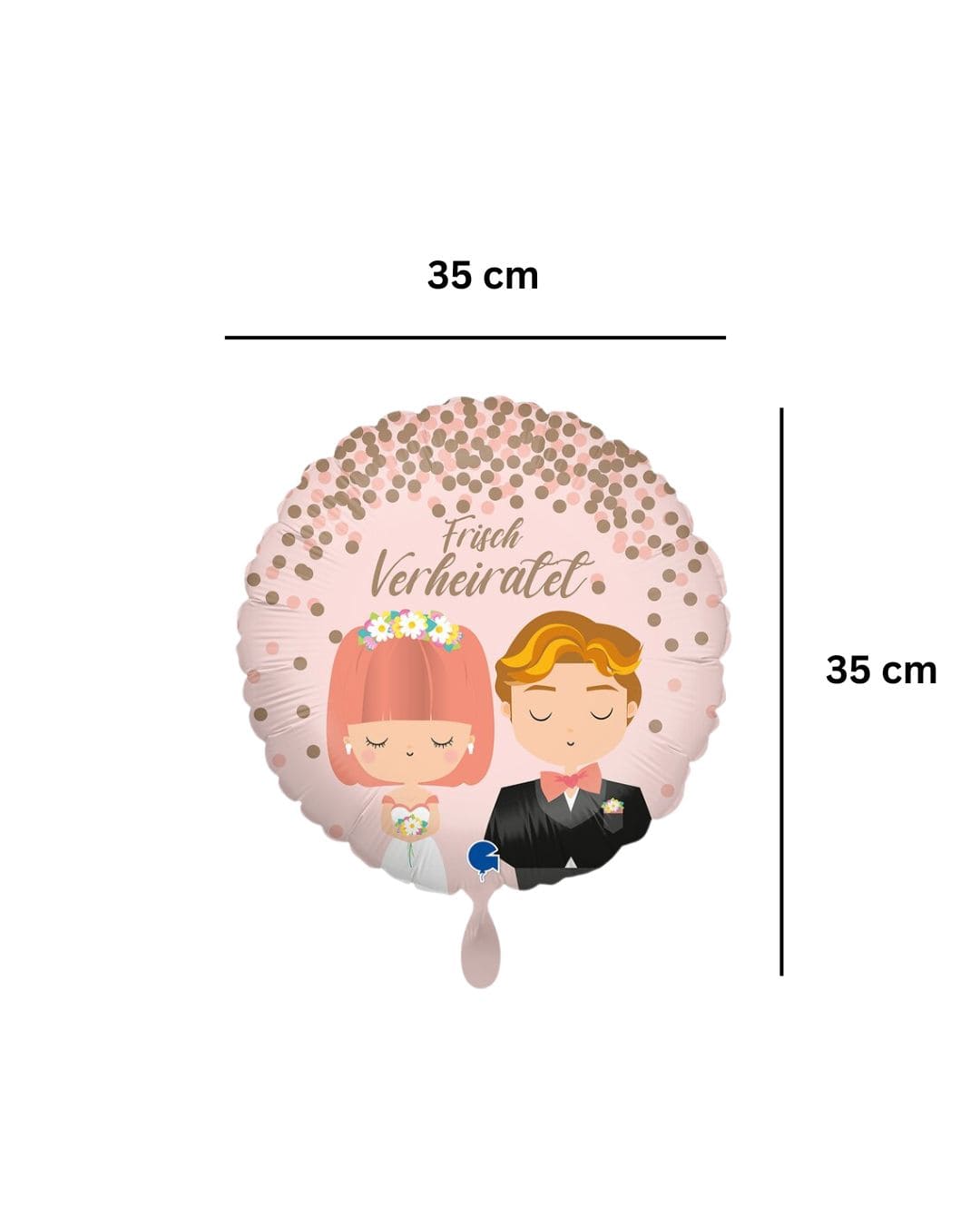 Ballon_Brautpaar_frisch_verheiratet_Groesse_35x35cm_Dekoration_Hochzeit_JGA