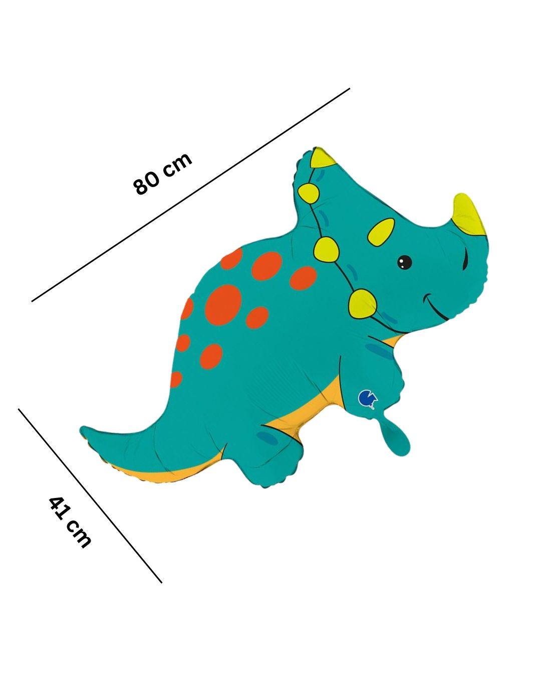 Ballon_Dinomotiv_Triceratops_Groesse_80x41cm_XXL_Folienballon_DinosaurierTriceratops