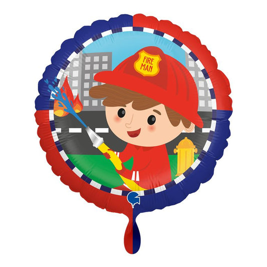 Ballon_Feuerwehrmann_Groesse_35x35cm_Geburtstag_Dekoration_Kindergeburtstag