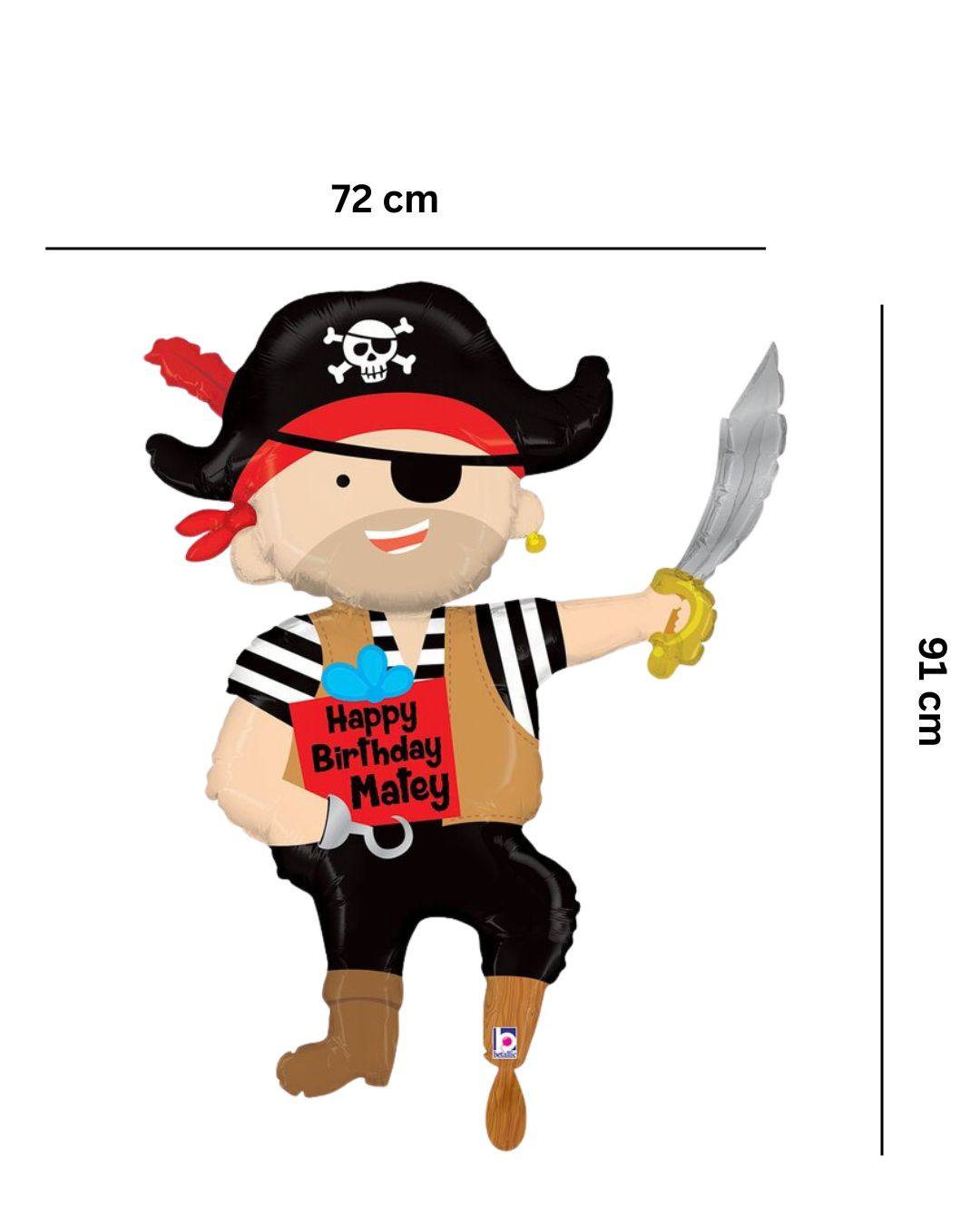 Ballon_Pirat_Happy_Birthday_Groesse_72x91cm_Dekoration_Kindergeburtstag