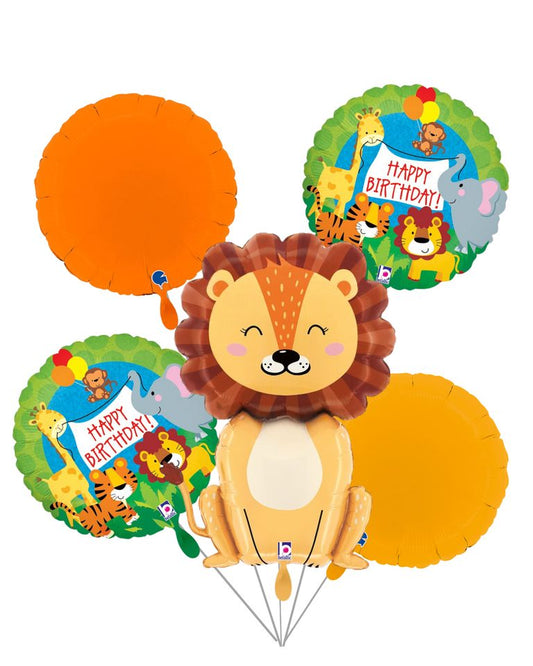 Ballon_SET_XXL_Loewe_Dschungel_Kindergeburtstag