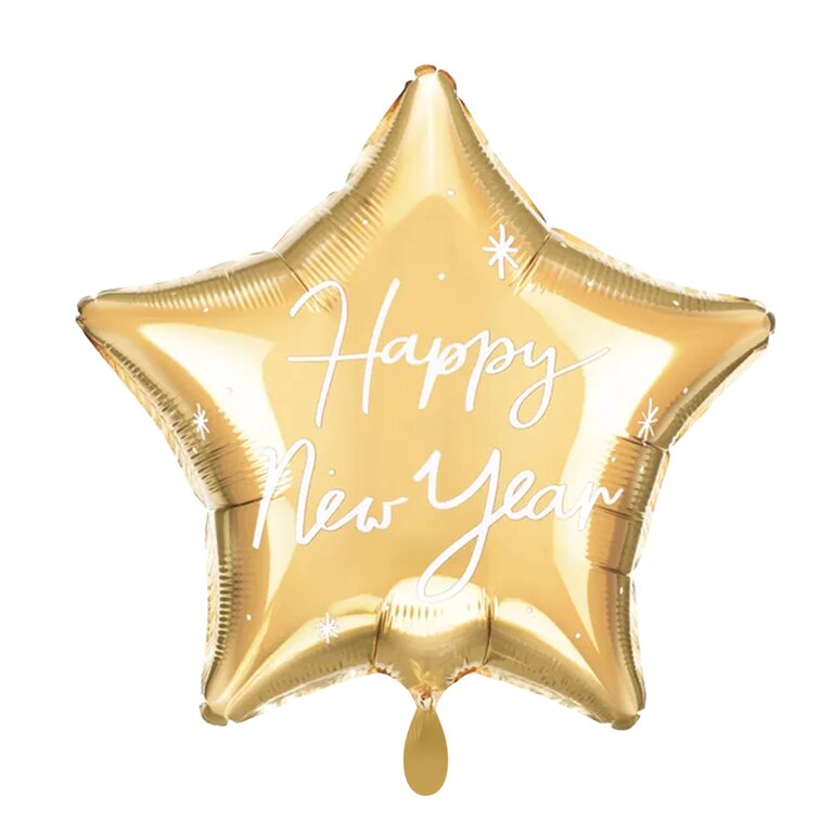 Ballon_Stern-Gold_Happy_New_Year_Groesse_O47cm_Folienballon_Silvester_Neujahr_Party