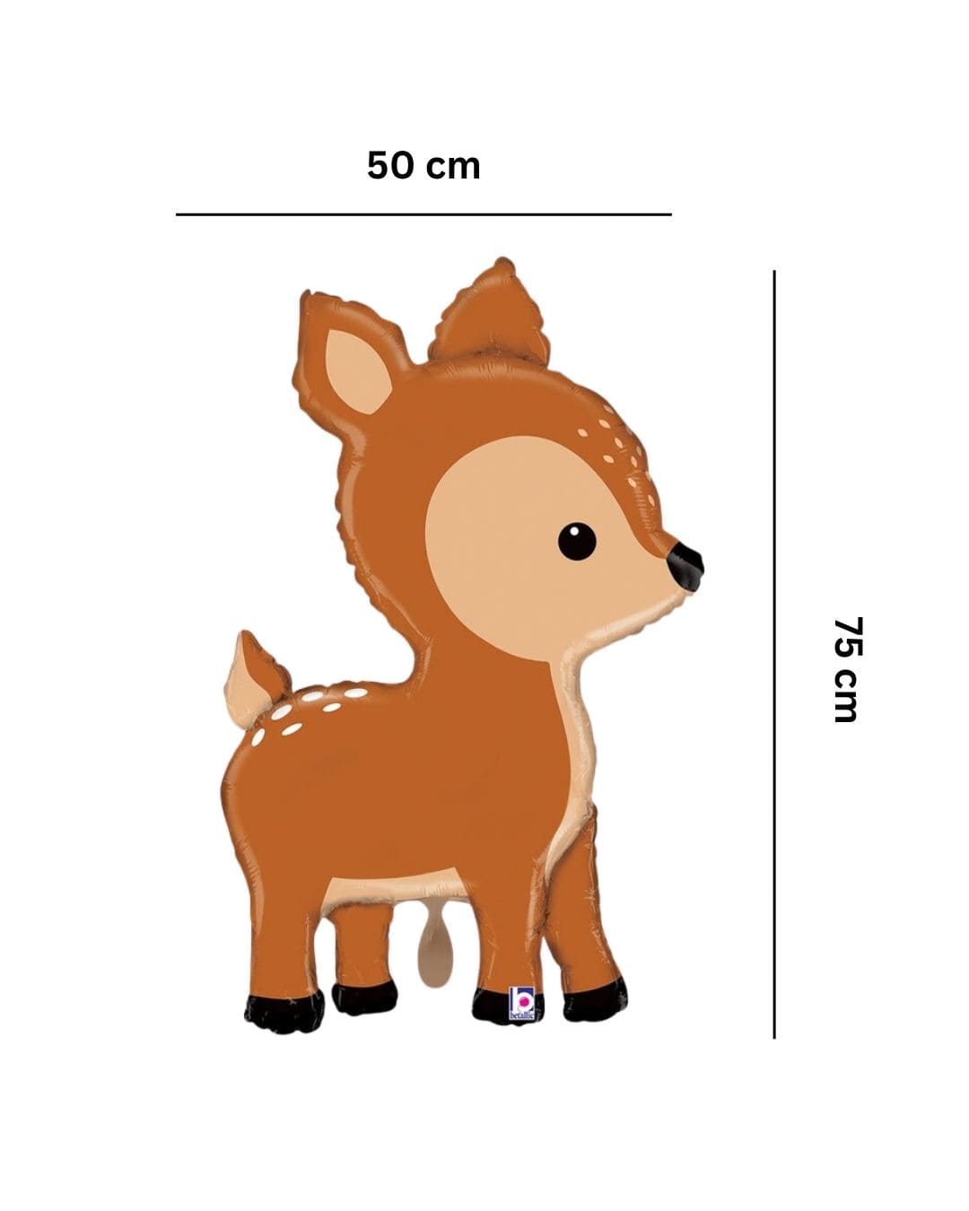 Ballon_Tiermotiv_Bambi_Groesse_50x75cm_Folienballon_Reh