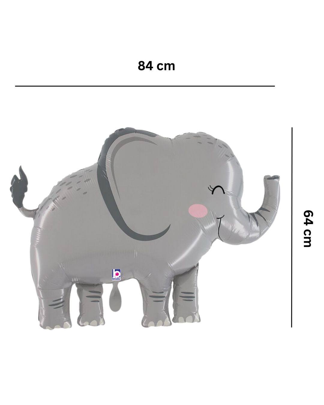 Ballon_Tiermotiv_Elefant_Groesse_84x64cm_Folienballon_Elefant