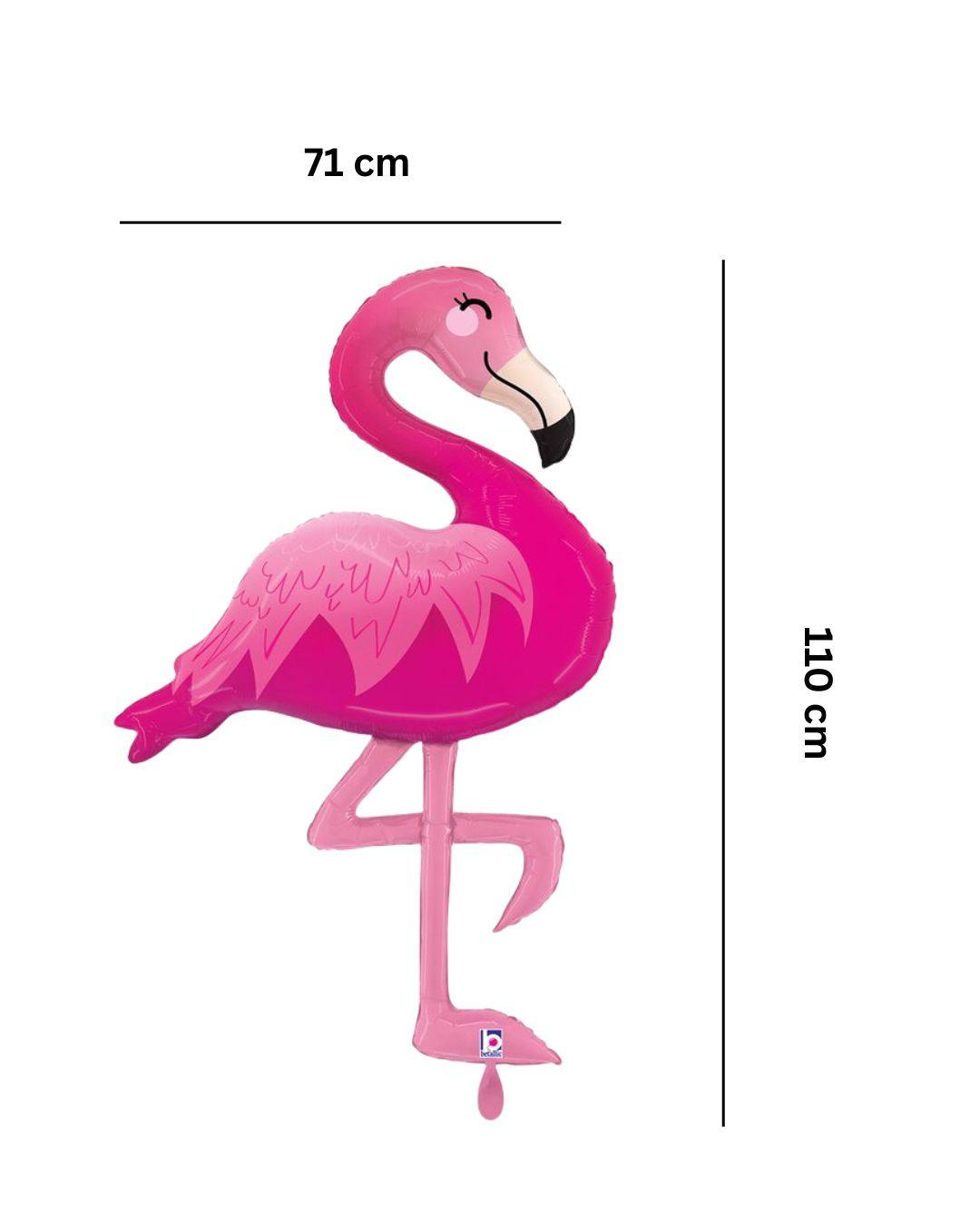 Ballon_Tiermotiv_Flamingo_Groesse_71x110cm_Folienballon_pinker_Flamingo