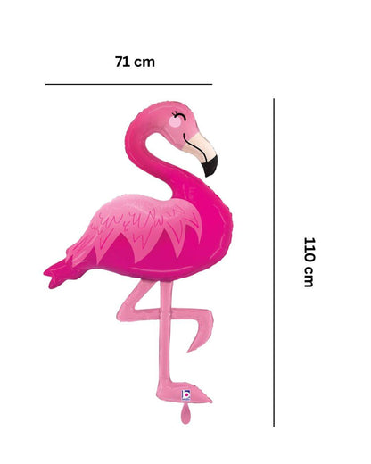 Ballon_Tiermotiv_Flamingo_Groesse_71x110cm_Folienballon_pinker_Flamingo