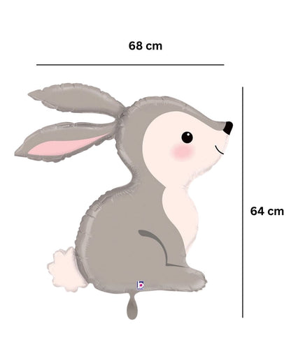 Ballon_Tiermotiv_Hase_Groesse_68x64cm_Folienballon_Hase