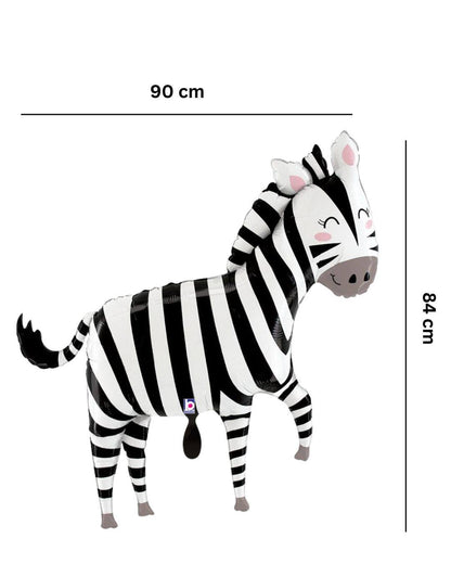 Ballon_Tiermotiv_Zebra_Groesse_90x84cm_Folienballon