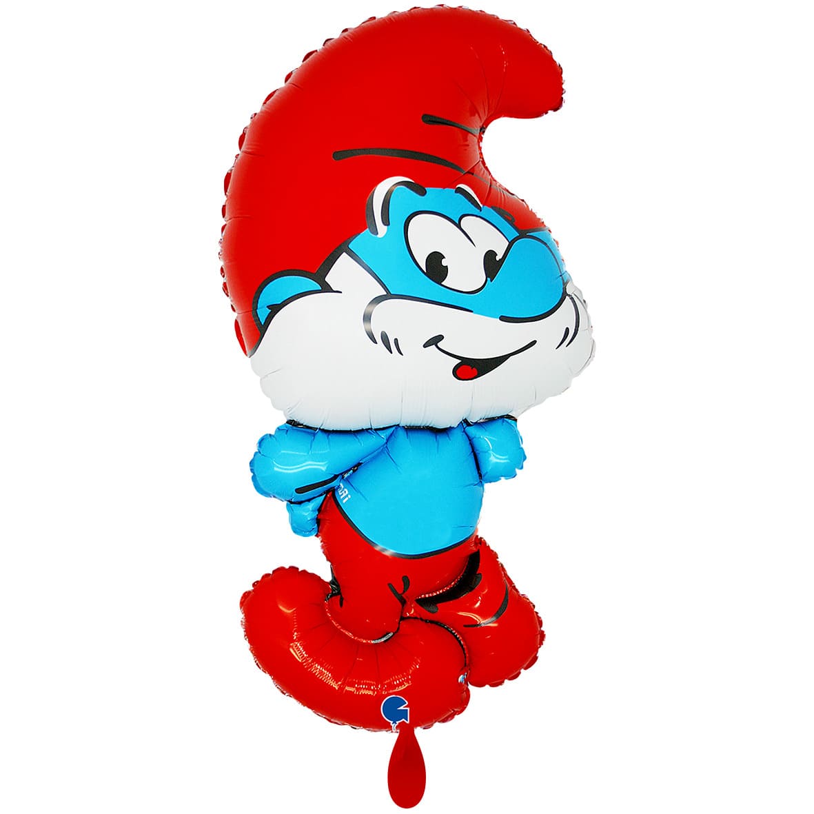 Ballon_XXL_Papa_Schlumpf_Groesse45x84cm_XXL_Lizenz_Folienballon_die_Schluempfe