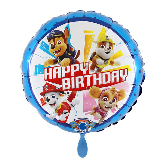 Ballon_XXL_Paw_Patrol_Happy_Birthday_Groesse_35x35cm_Lizenz_Folienballon_PawPatrol